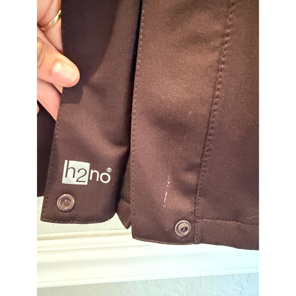 Patagonia Womens H2No Waterproof Parka Jacket Brown XL Rain Coat Shell Longline - Picture 6 of 13